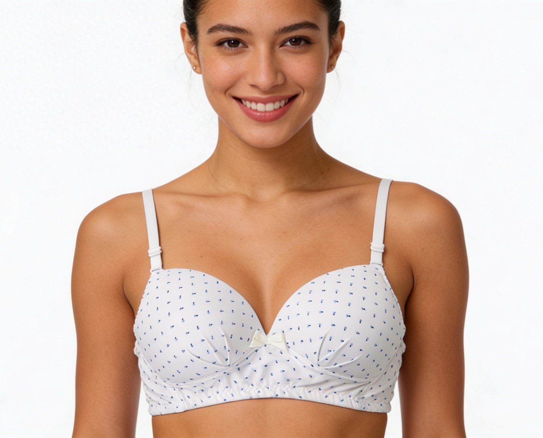 "প্রিমিয়াম ফ্লোরাল কটন কমফোর্ট ব্রা